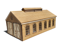 Model Railway Double Locomotive Shed