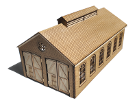 Model Railway Double Locomotive Shed
