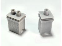 3D Resin Printed Chimneys