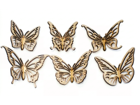 Laser Cut Butterfly Set