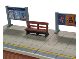 Model Railway GWR Bench Set