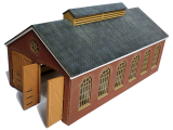 Model Railway Double Locomotive Shed
