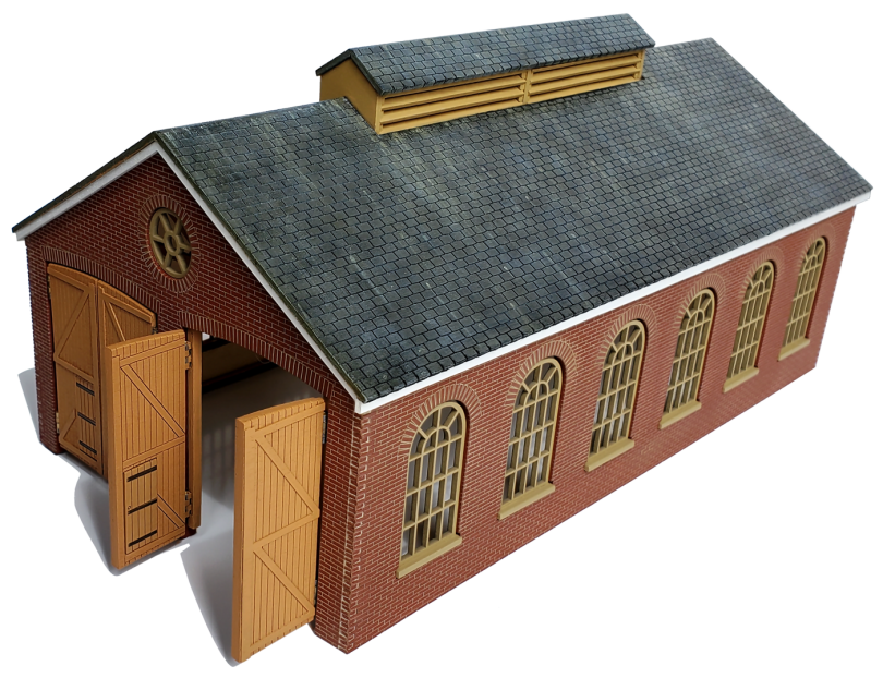 Model Railway Double Locomotive Shed